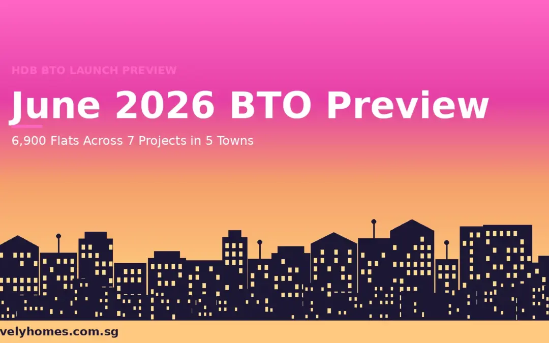 June 2026 BTO Launch Preview: 6,900 Flats Across 7 Projects in 5 Towns