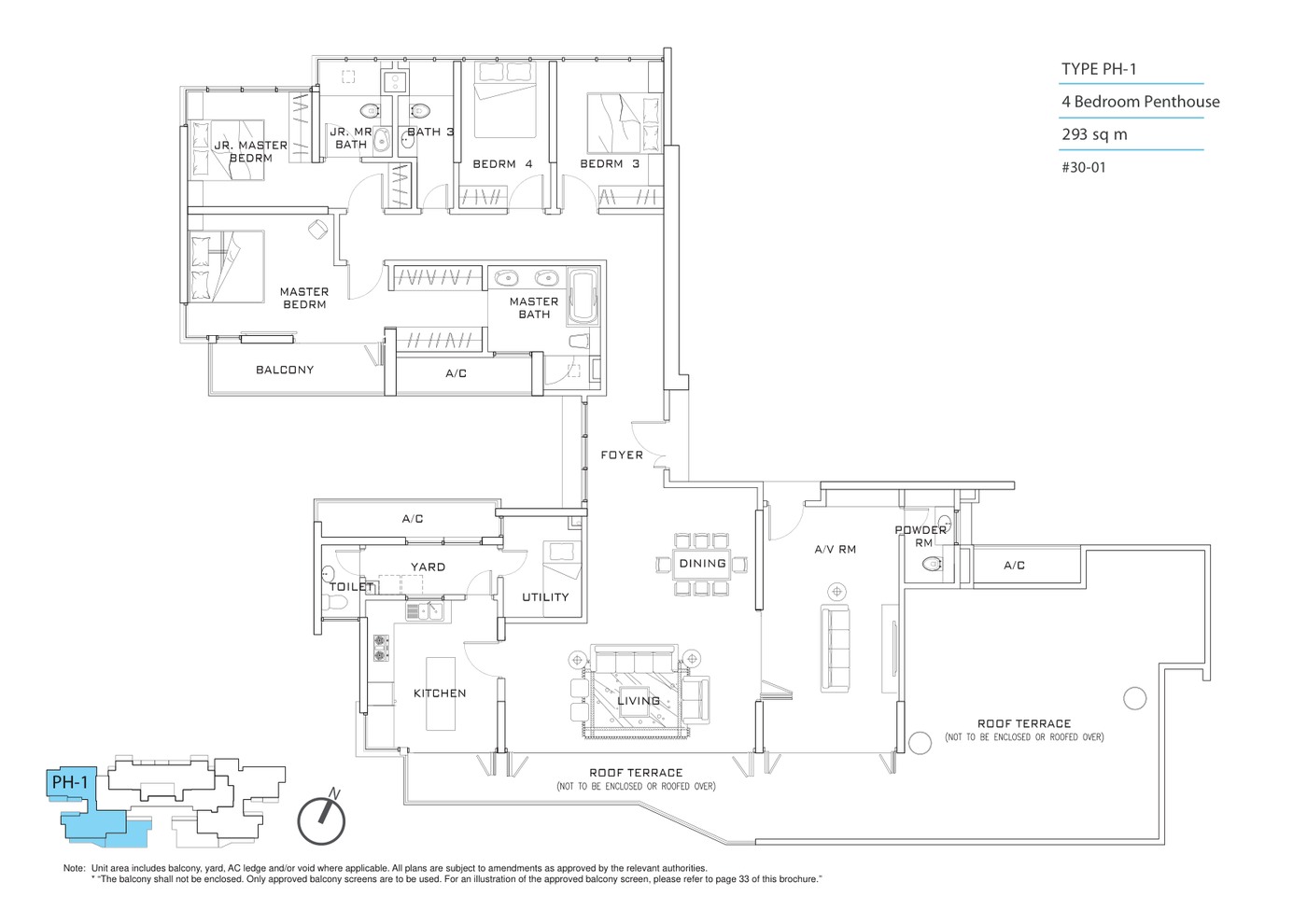 Kallang Riverside 4 Bedroom Penthouse floor plan