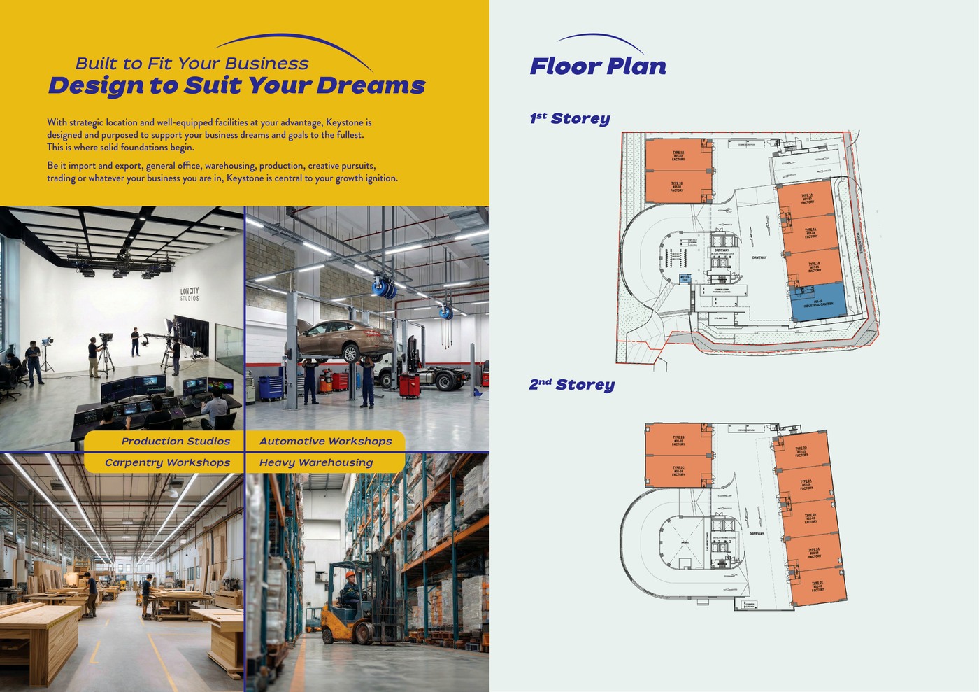 Keystone @ Mandai 1st and 2nd Storey floor plan