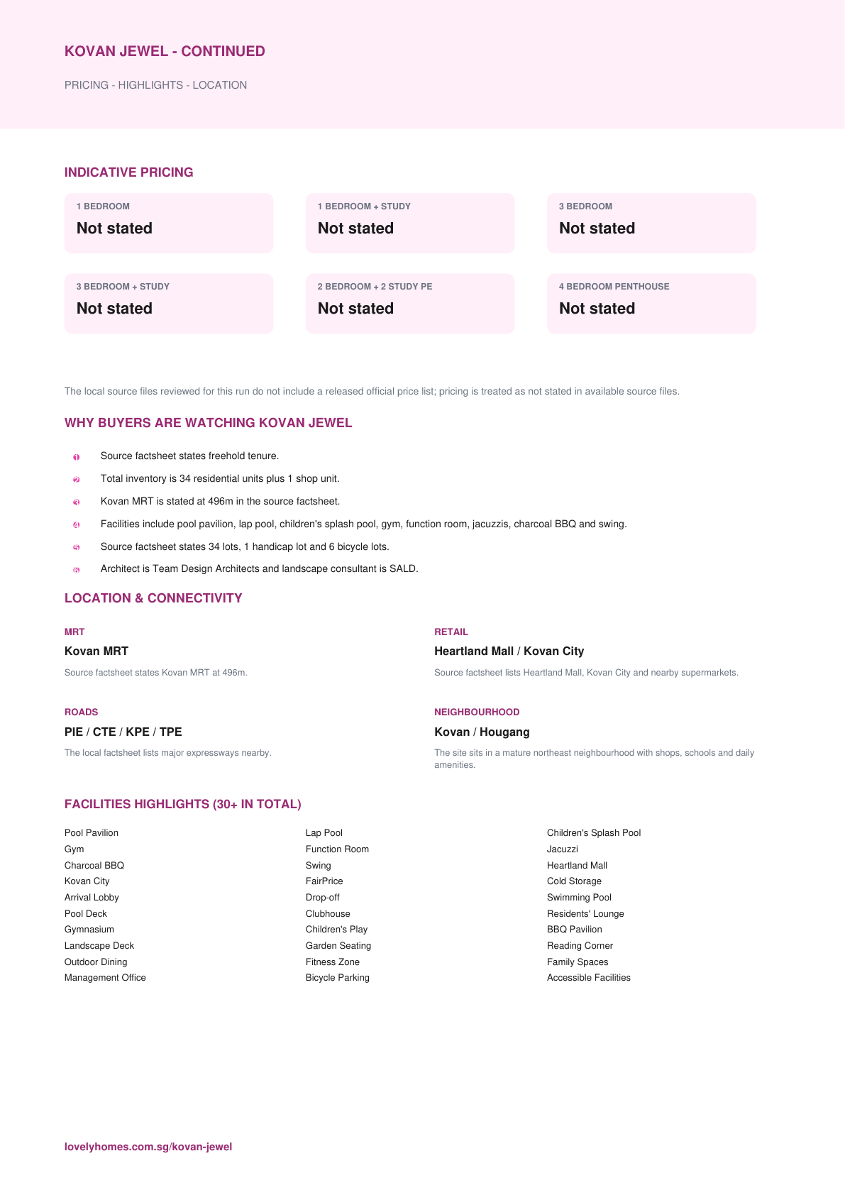 Kovan Jewel factsheet page 2