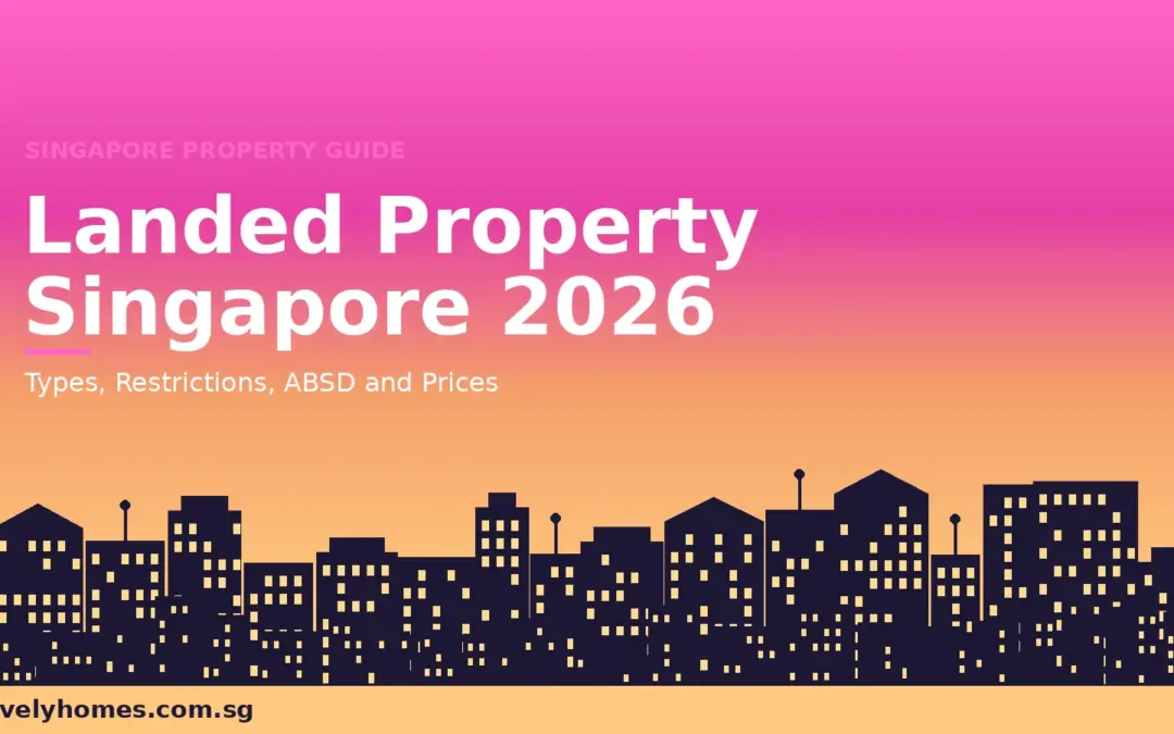 Landed Property Singapore 2026: Types, Who Can Buy, ABSD Rates and Prices