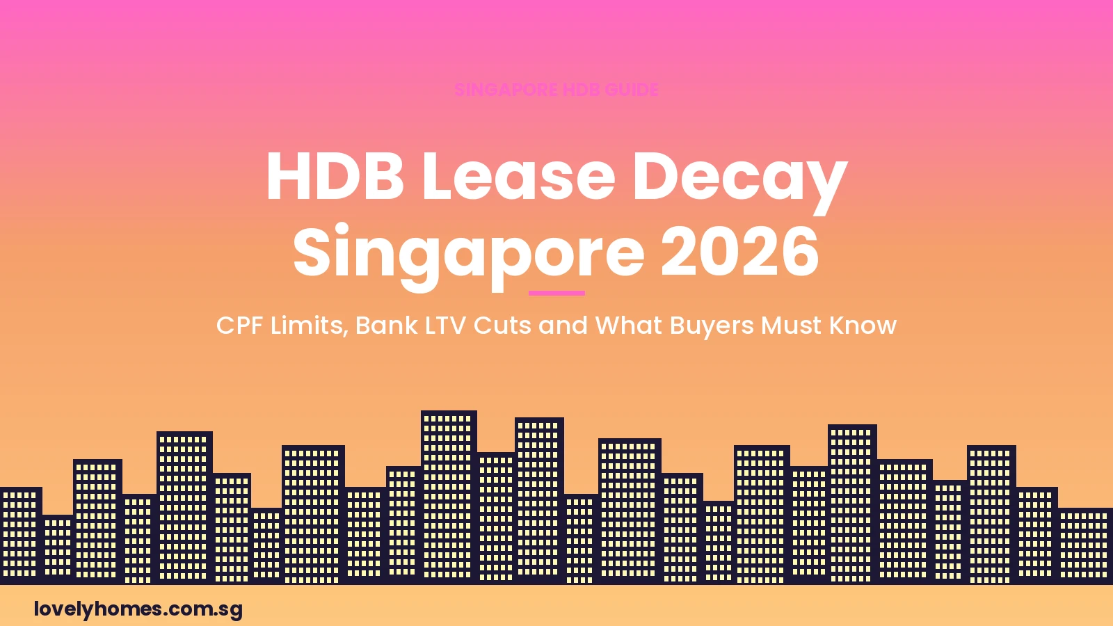 leasedecay-hero-2026 HDB lease decay Singapore 2026 CPF bank LTV guide