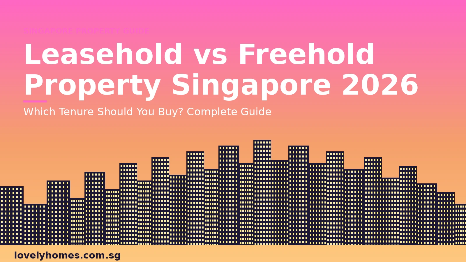 leasehold-vs-freehold-singapore-2026-hero Leasehold vs freehold property Singapore 2026 guide hero image