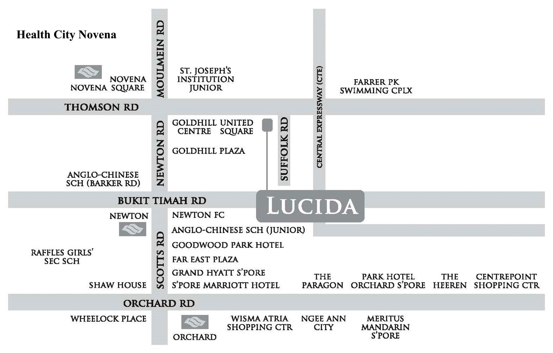 Lucida source site and location context plan