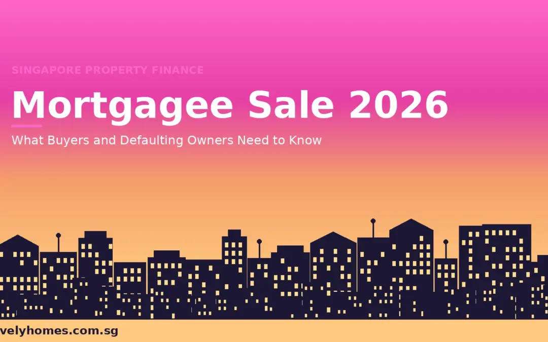 Mortgagee Sale Singapore 2026: What Buyers and Defaulting Owners Must Know