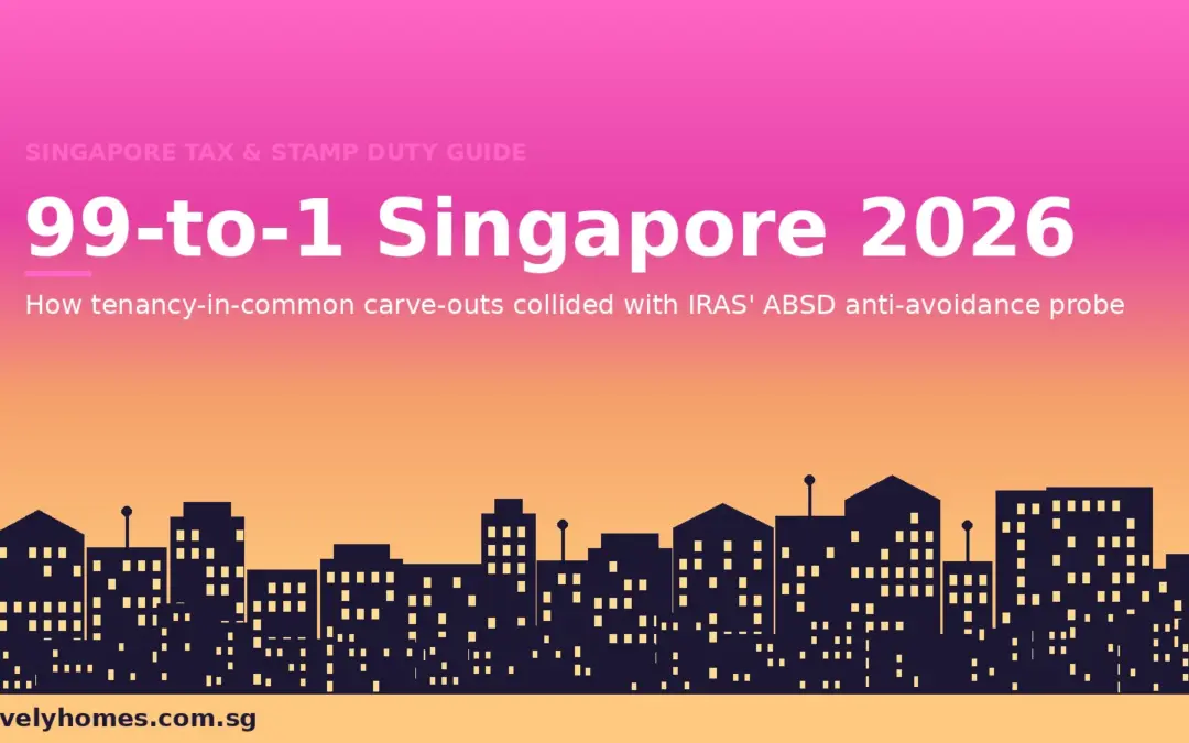 99-to-1 Property Purchase Singapore 2026: How Tenancy-in-Common Carve-outs Met IRAS’ ABSD Anti-Avoidance Probe
