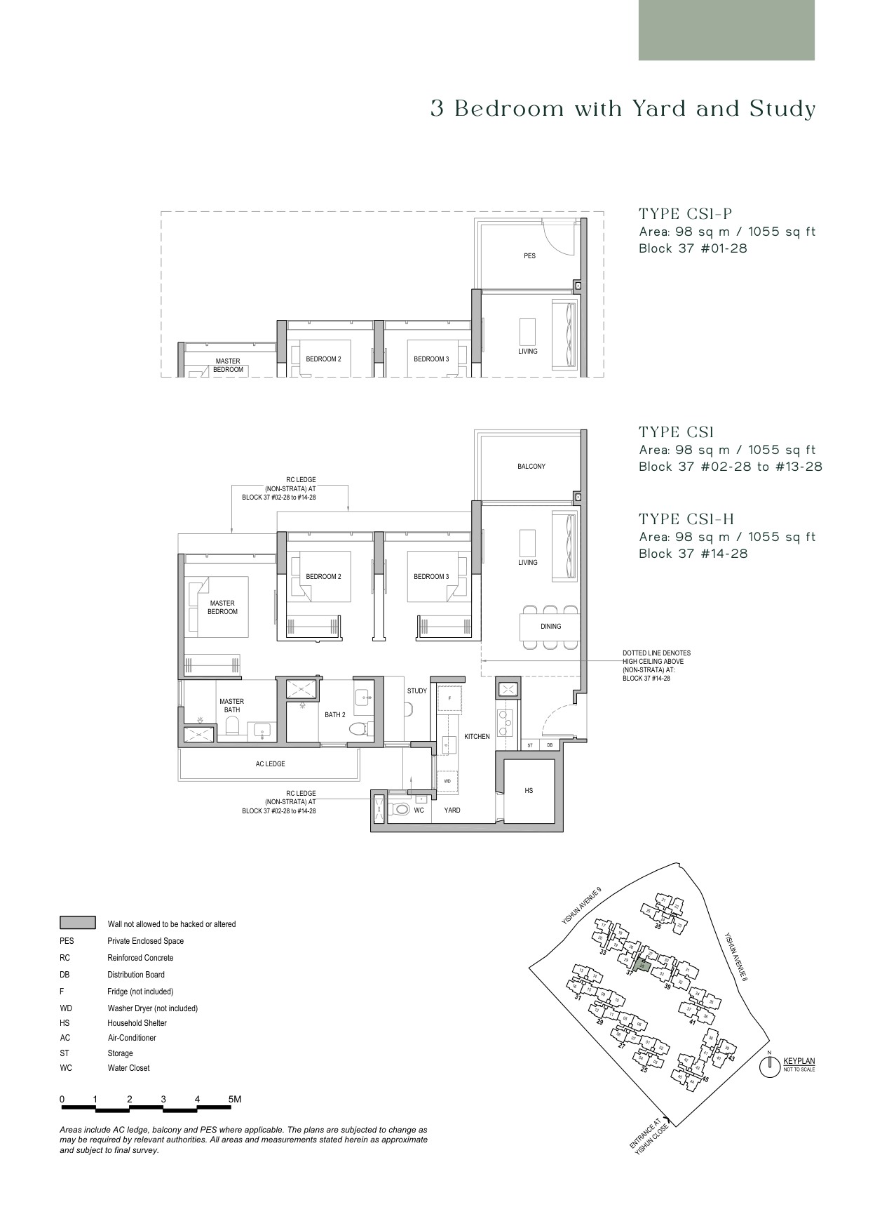 North Gaia 4 Bedroom Type D4 floor plan
