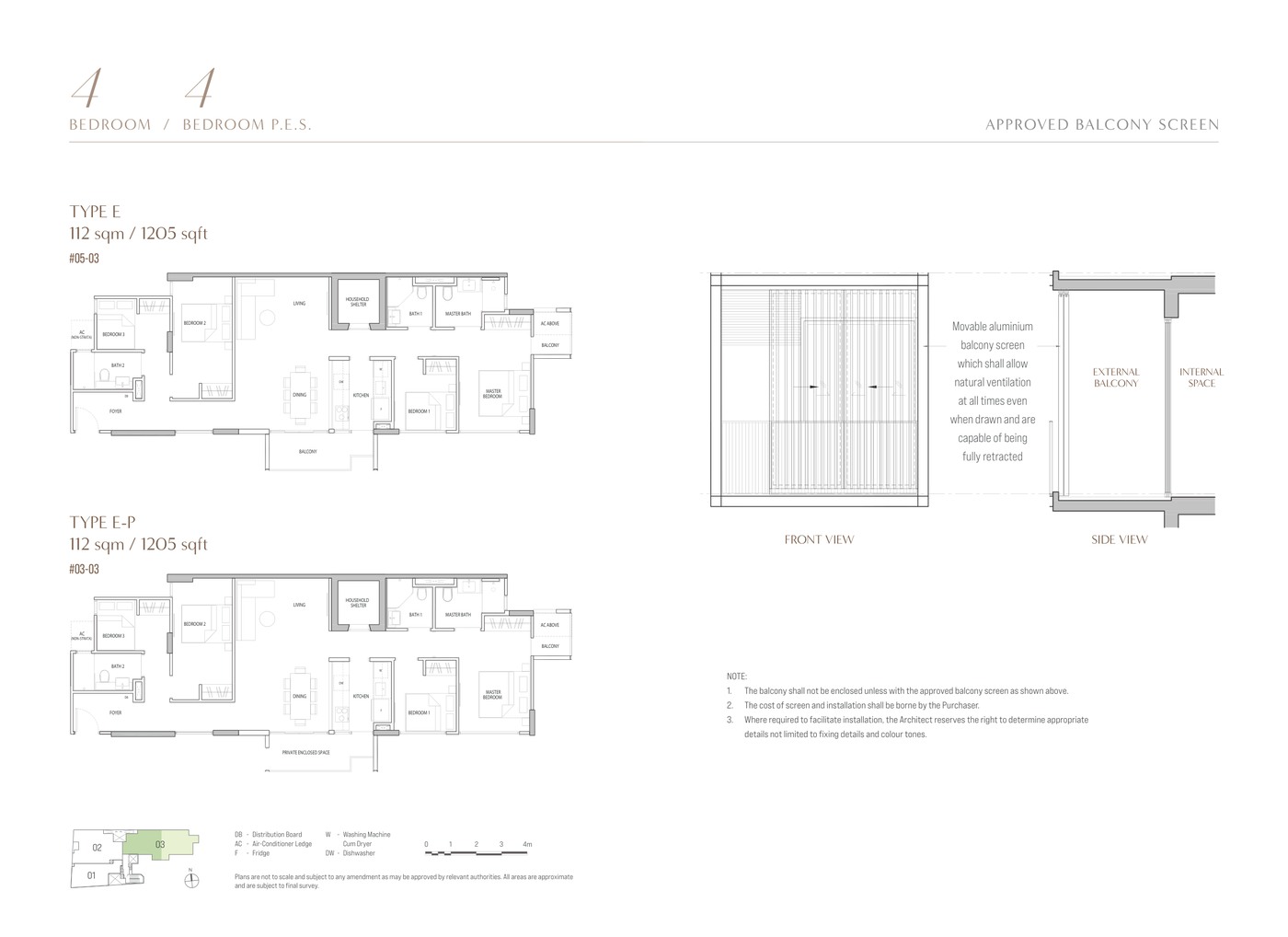 OCHO 4 Bedroom floor plan