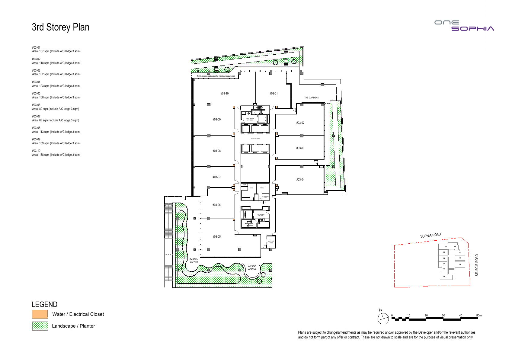 One Sophia selected floor plan 1