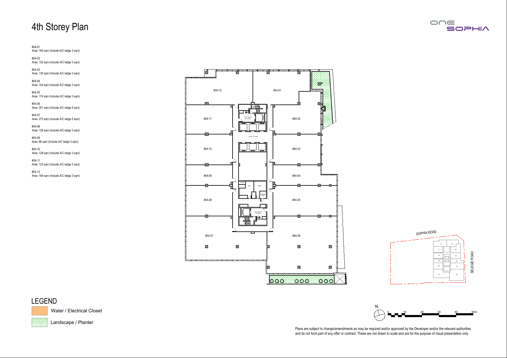 One Sophia selected floor plan 2