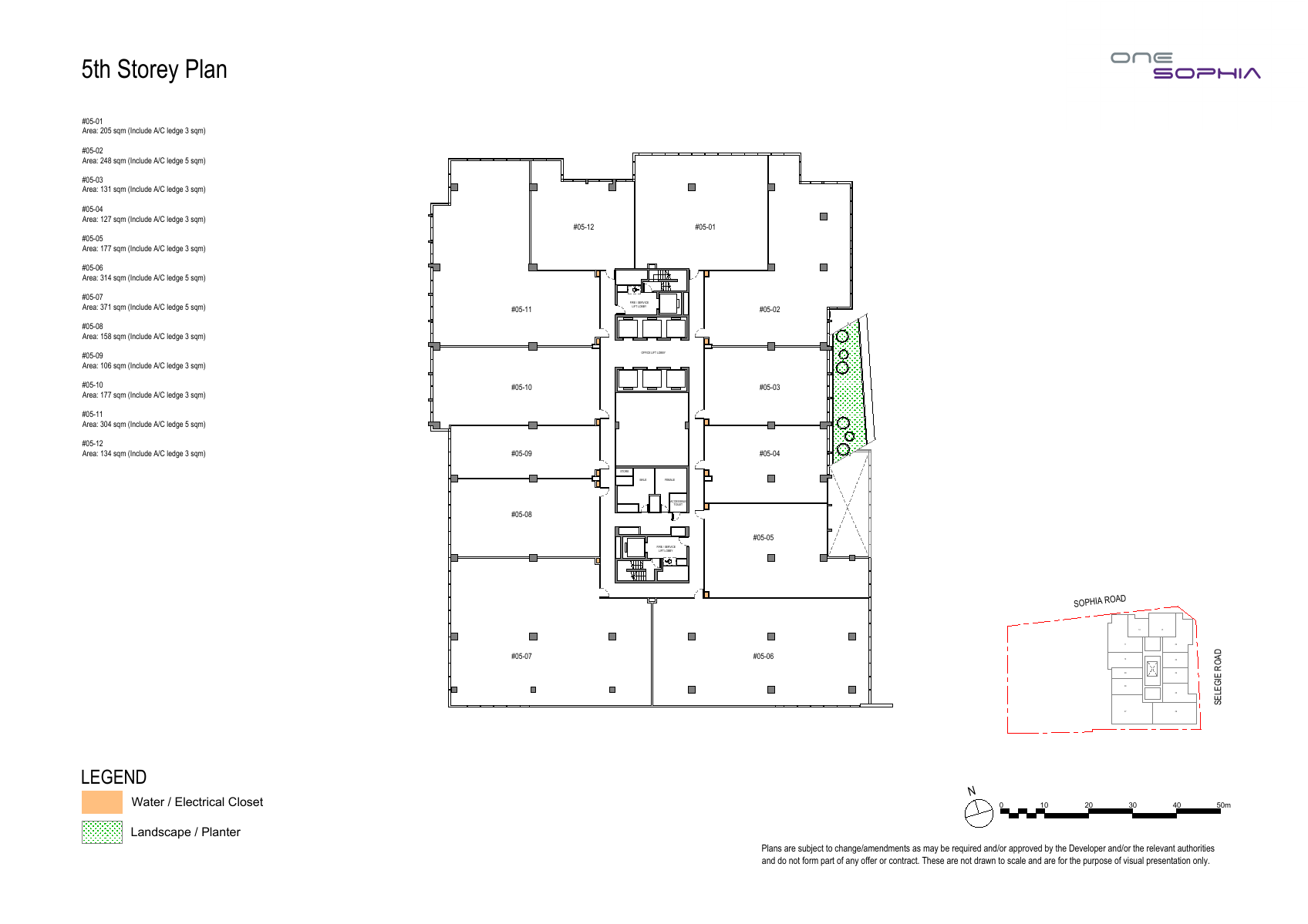 One Sophia selected floor plan 3
