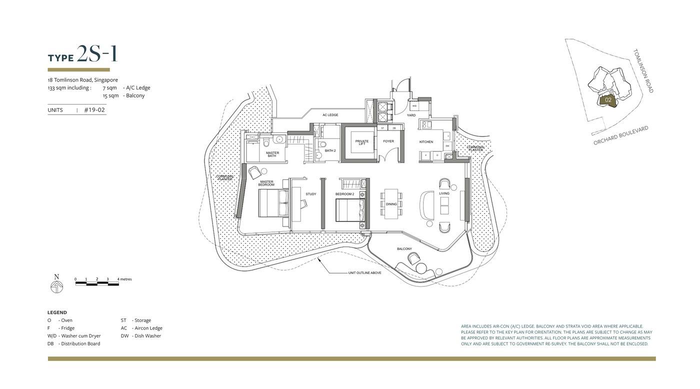 Park Nova 2 Bedroom + Study Type 2S-2 floor plan