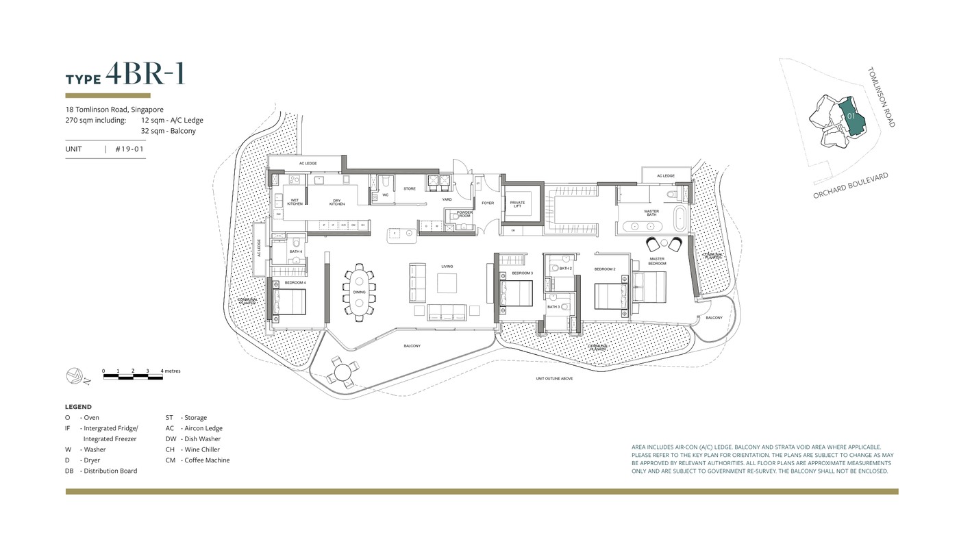 Park Nova 4 Bedroom Type 4BR-1 floor plan