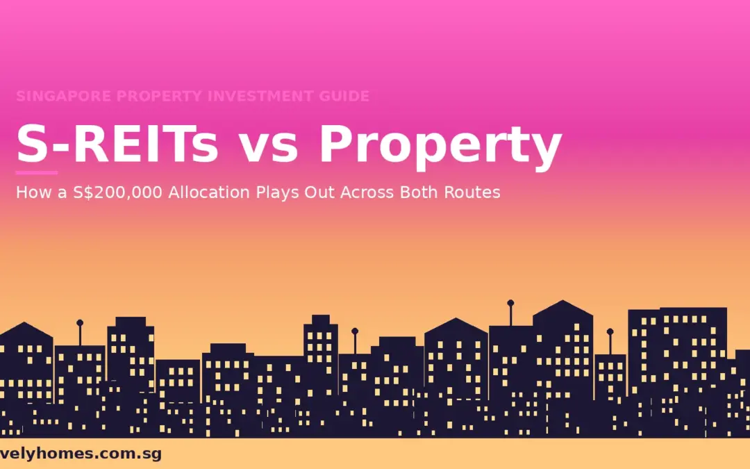 Singapore REITs vs Direct Property Investment 2026: Where S$200,000 Works Harder