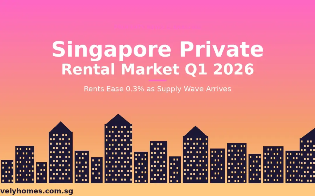 Singapore Private Rental Market Q1 2026: Rents Ease 0.3% as Supply Wave Arrives