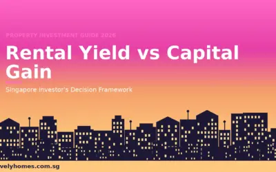 Rental Yield vs Capital Gain Singapore 2026: The Property Investor’s Decision Framework
