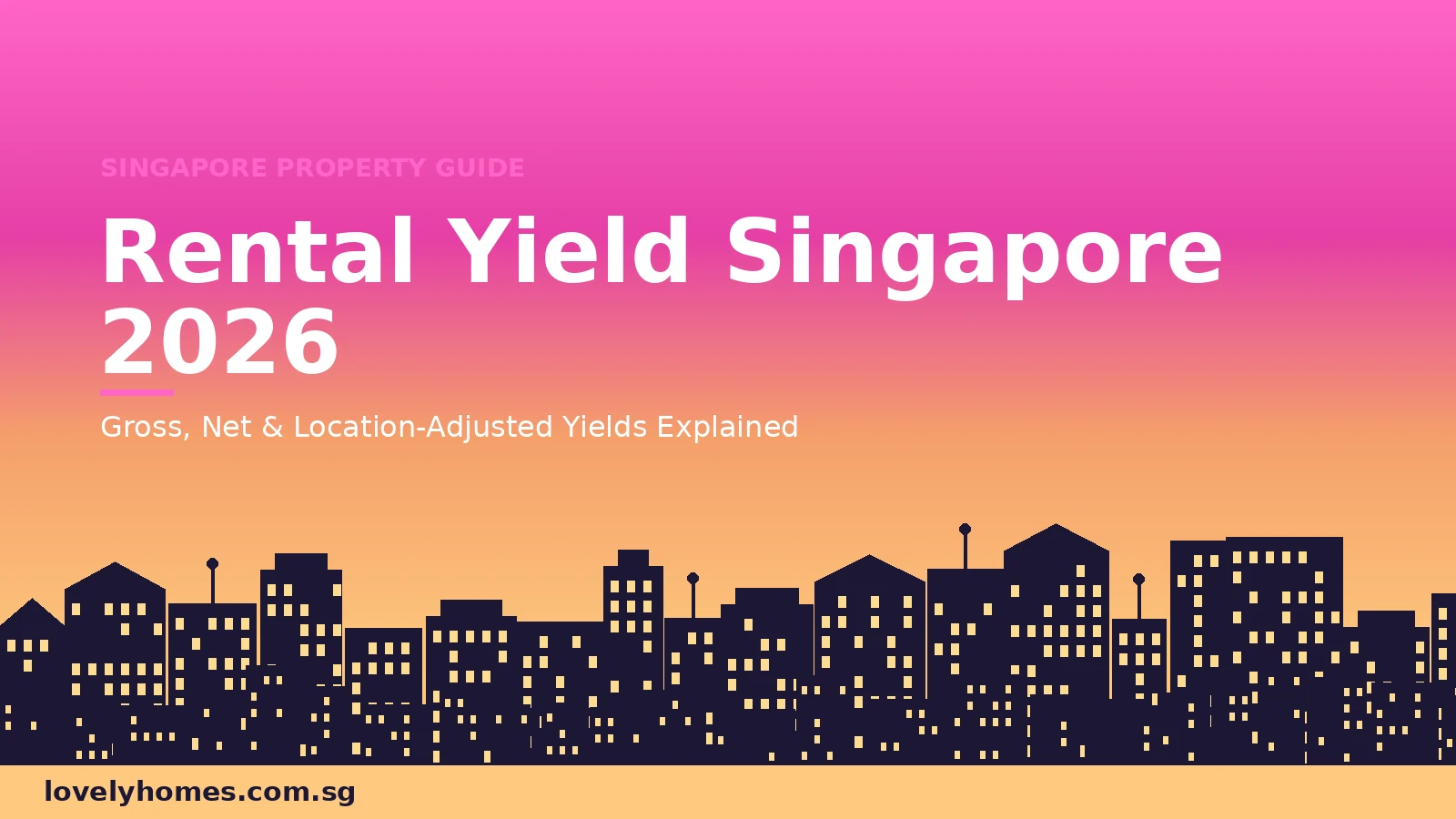 Rental yield Singapore 2026 — gross and net yield guide