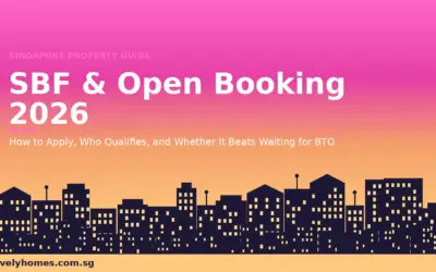 Sale of Balance Flats Singapore 2026: Open Booking, Eligibility and How They Differ from BTO