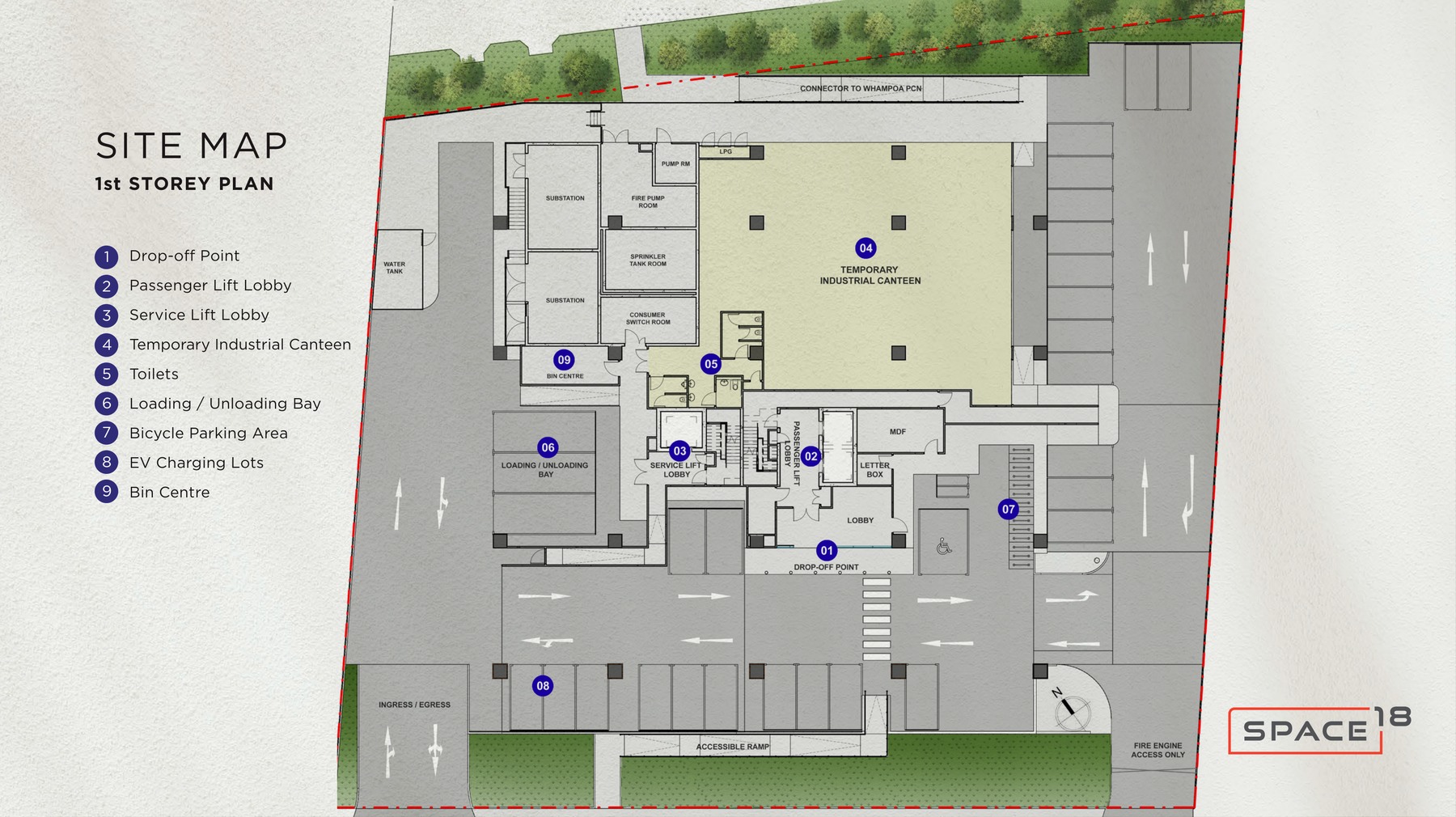 Space 18 source site and location context plan