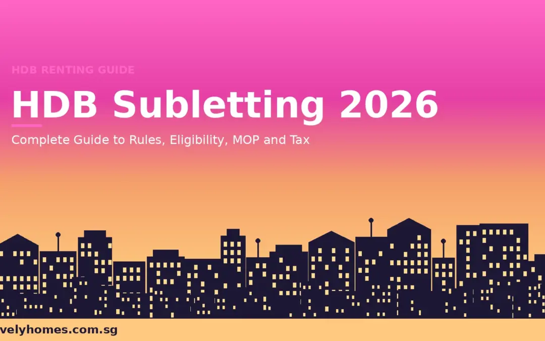 HDB Flat Subletting Singapore 2026: Complete Guide to Rules, MOP, Occupancy Cap and Rental Income Tax