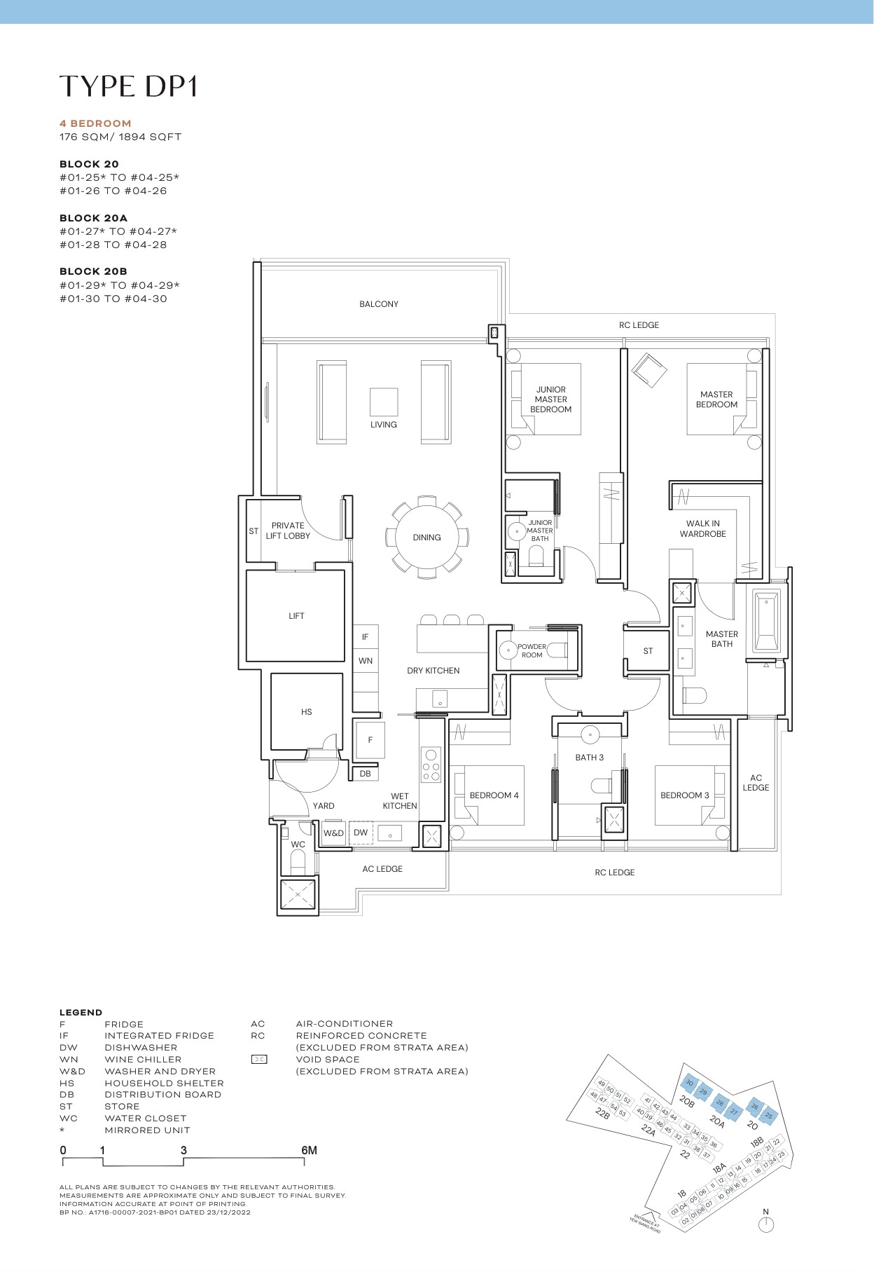 Terra Hill 5 Bedroom Prestige Type EP1 floor plan