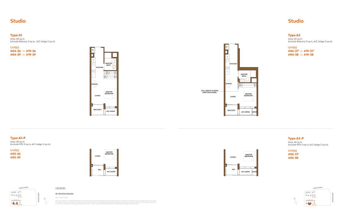 The Collective at One Sophia Studio floor plan