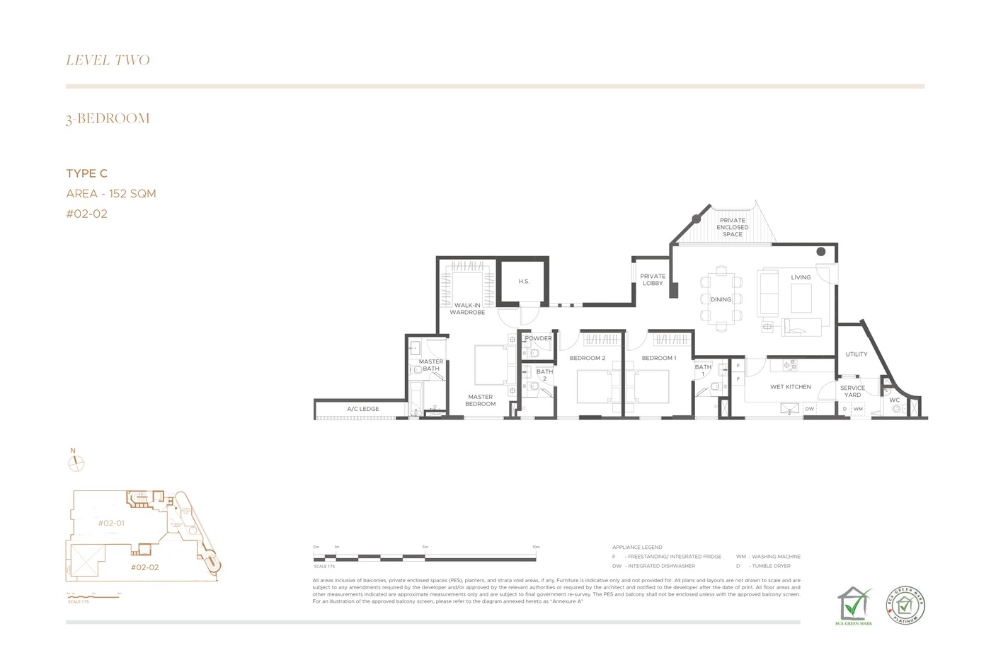 The Giverny Residences 4 Bedroom Type B floor plan