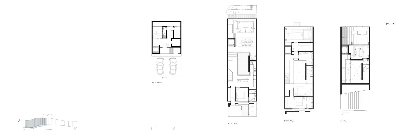 The Green Collection Type A1 Villa Plan floor plan