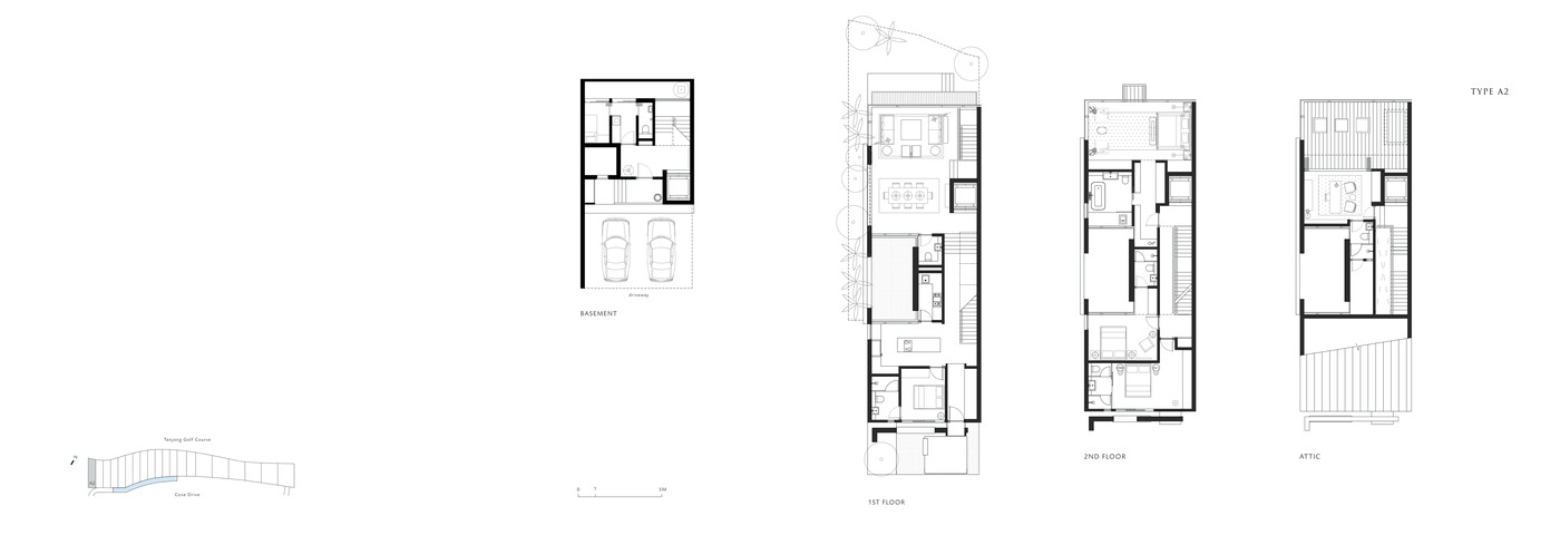 The Green Collection Type A2 Villa Plan floor plan