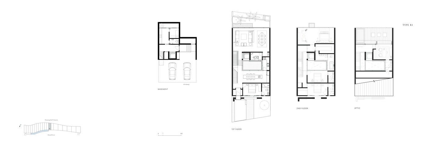The Green Collection Type B1 Villa Plan floor plan