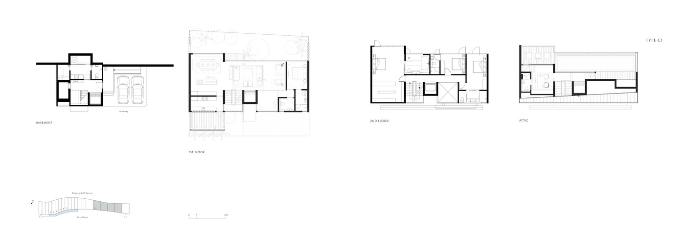 The Green Collection Type C1 Villa Plan floor plan