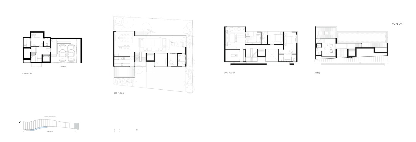 The Green Collection Type C2 Villa Plan floor plan