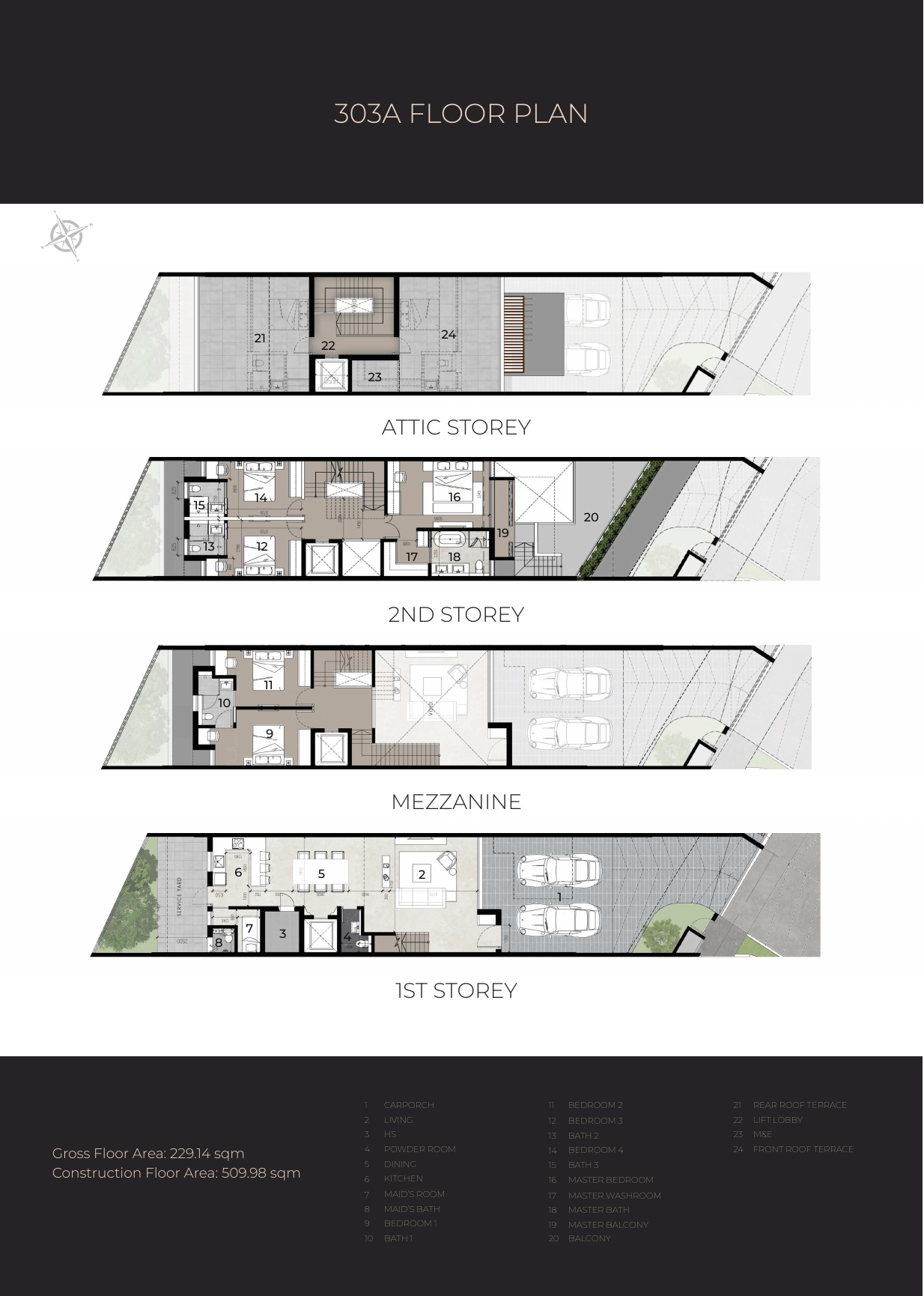 The Harbour Residences 5-bedroom landed home 303A floor plan