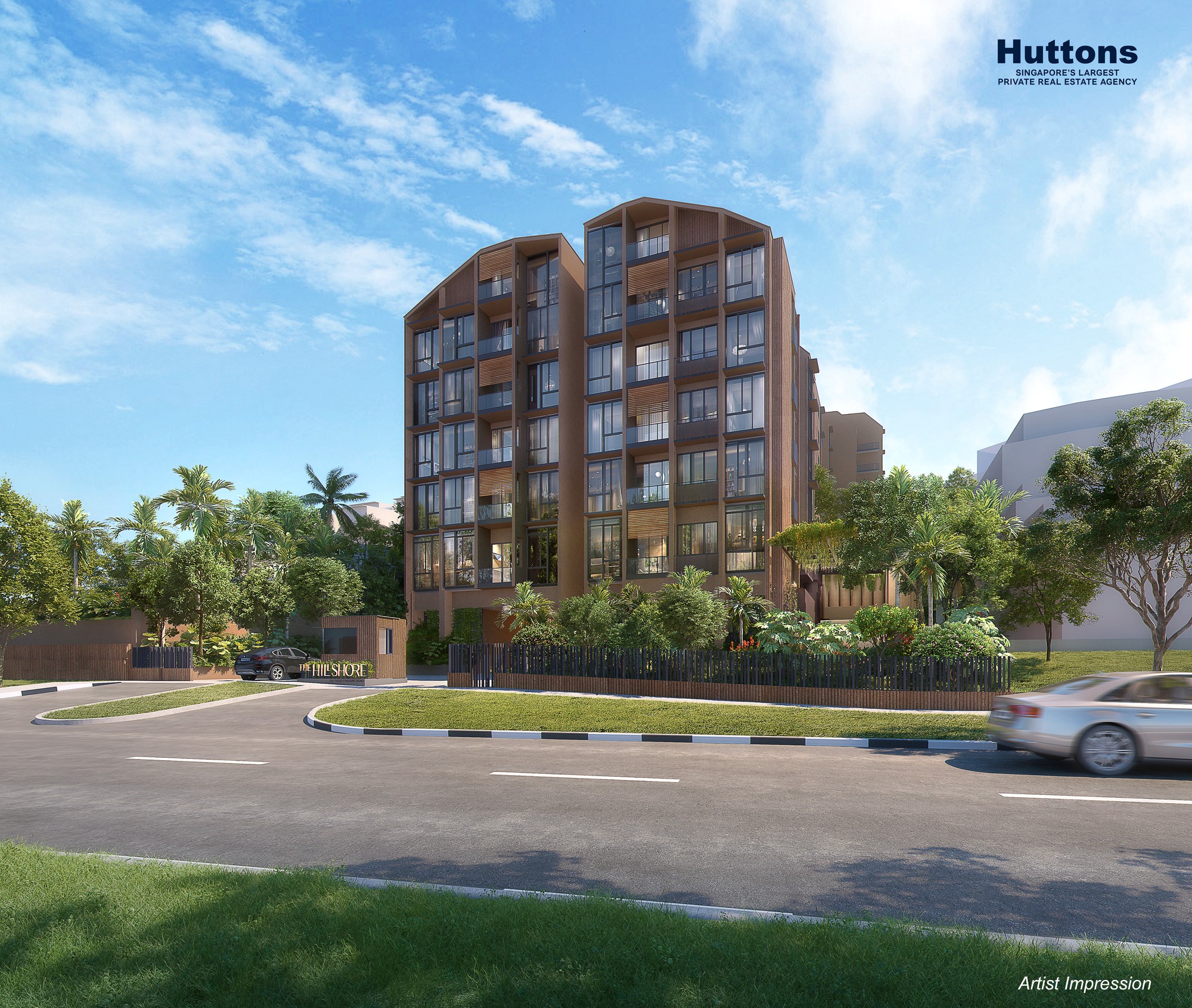 The Hillshore clean hero render The Hillshore exterior artist impression
