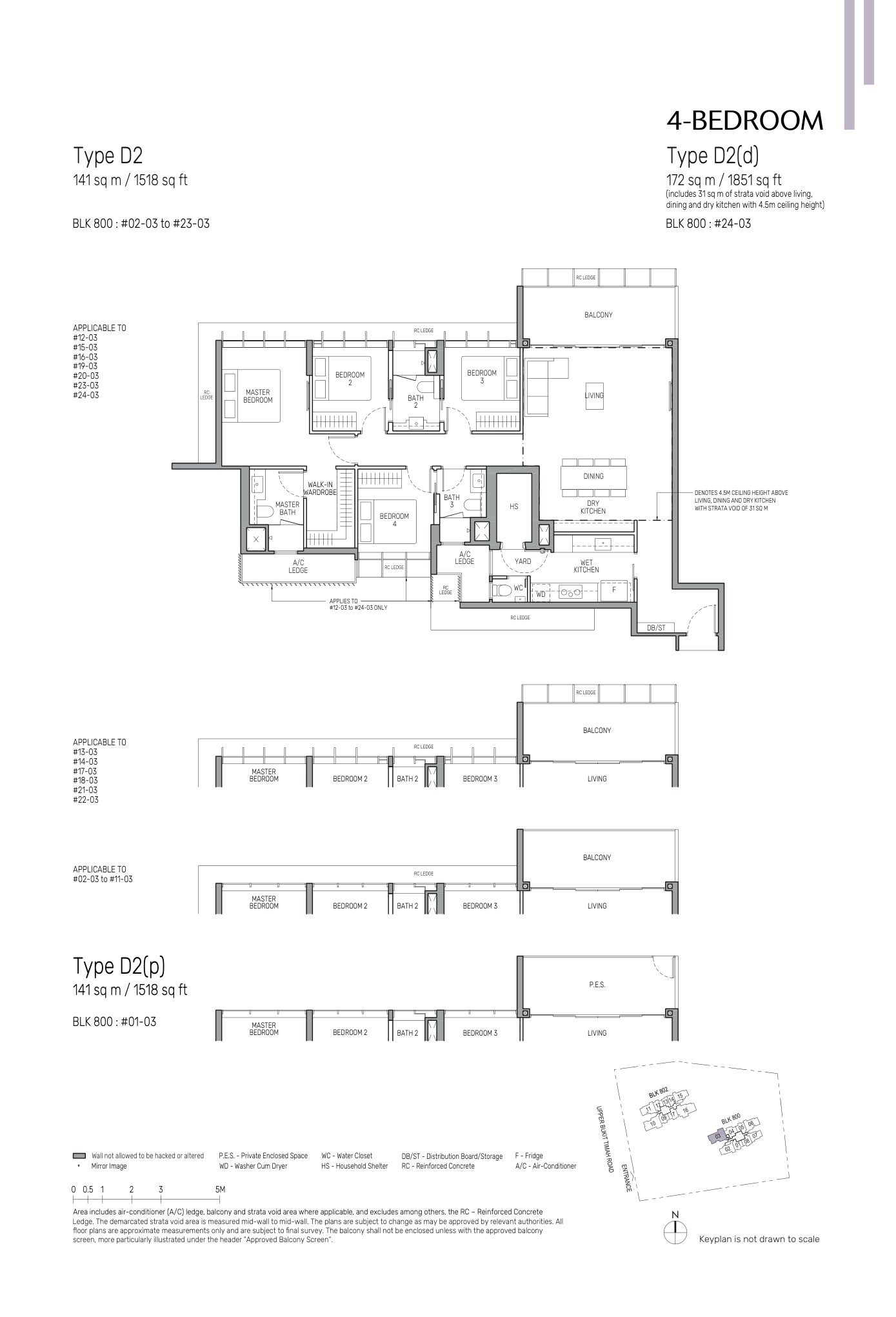 The Myst 4 Bedroom floor plan
