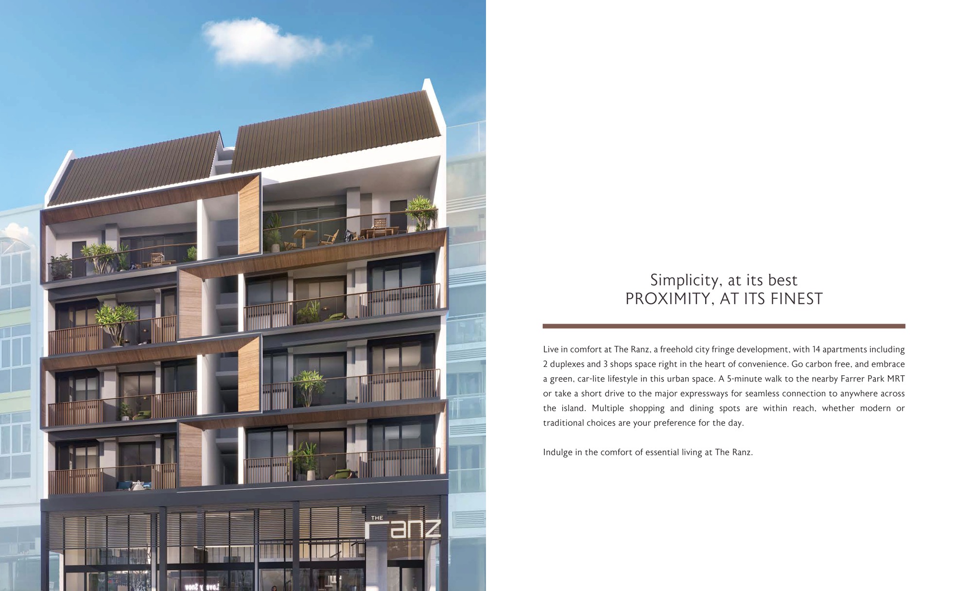 The Ranz clean hero render The Ranz exterior artist impression