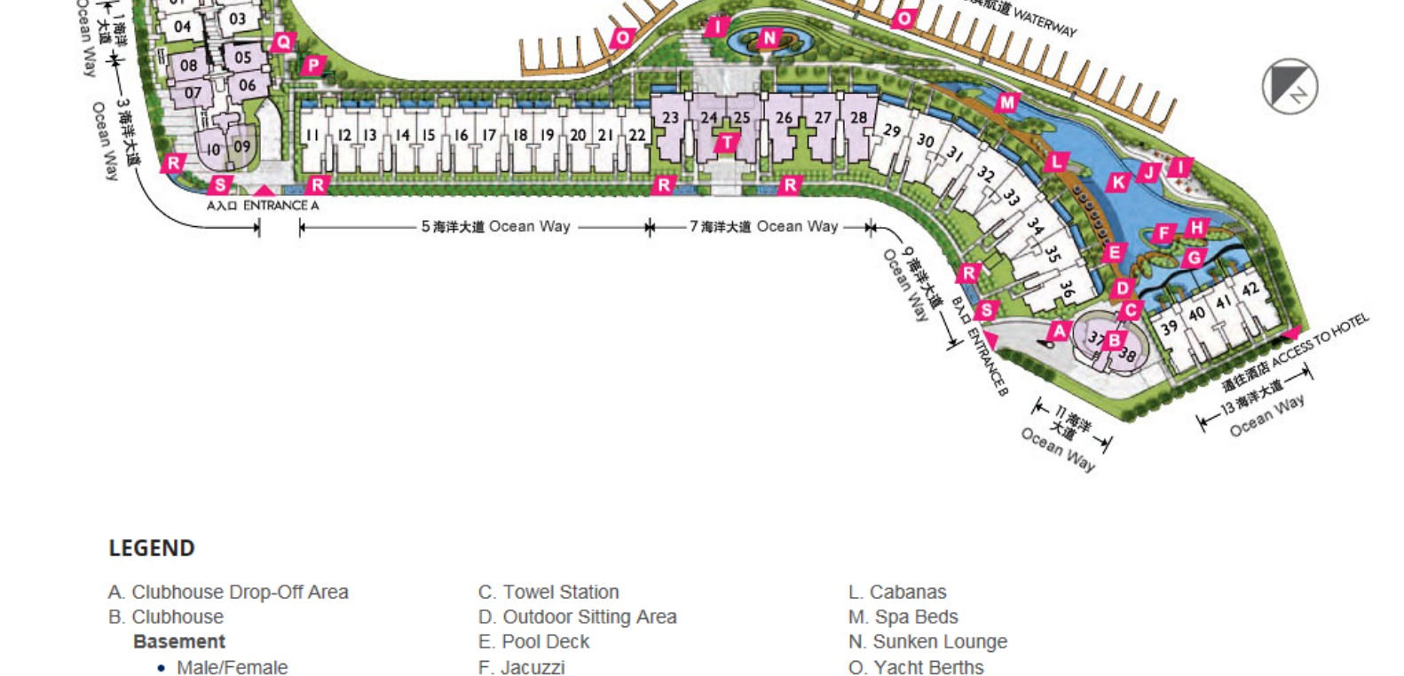 The Residences at W Singapore Sentosa Cove source site and location context plan