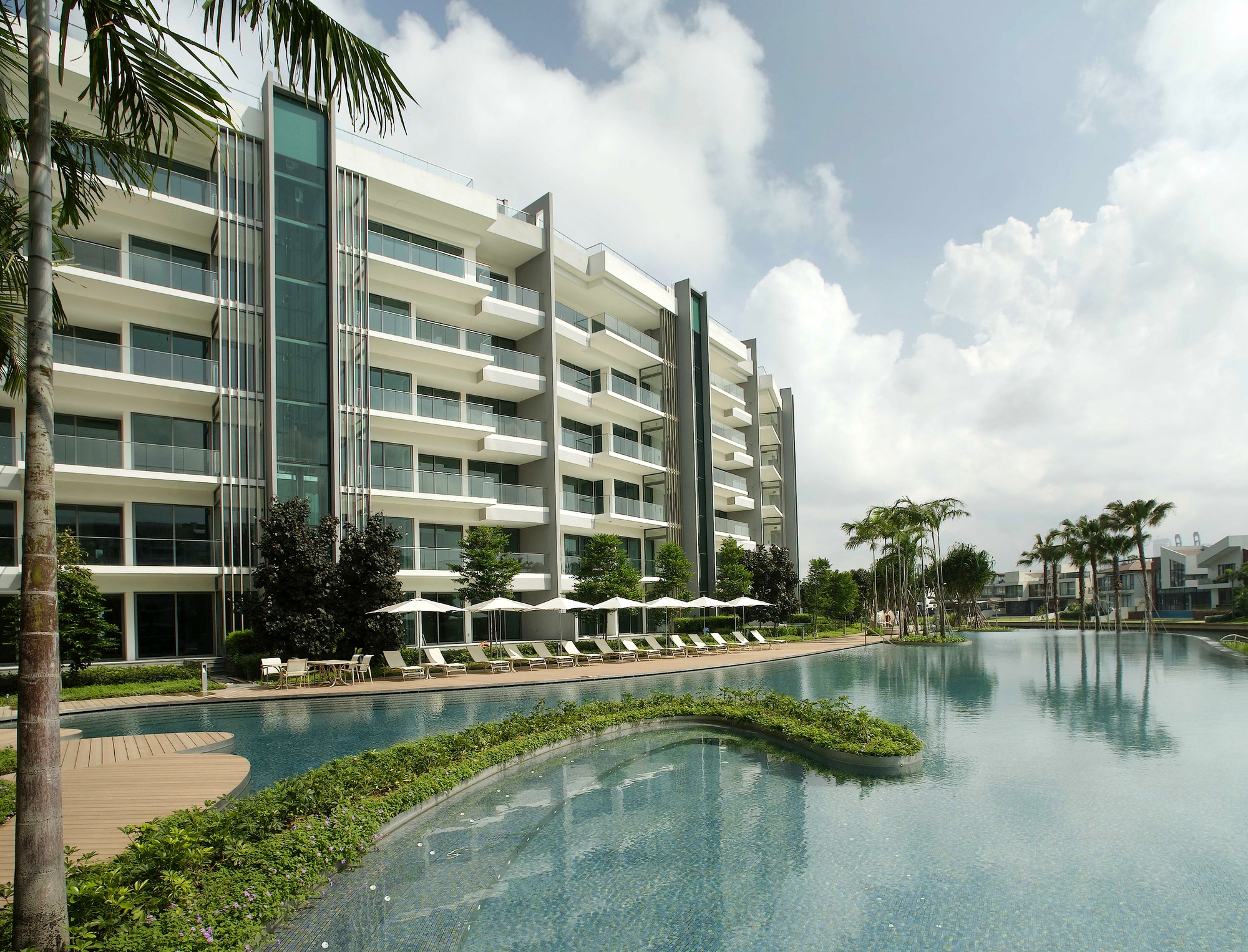 The Residences at W Singapore Sentosa Cove exterior artist impression