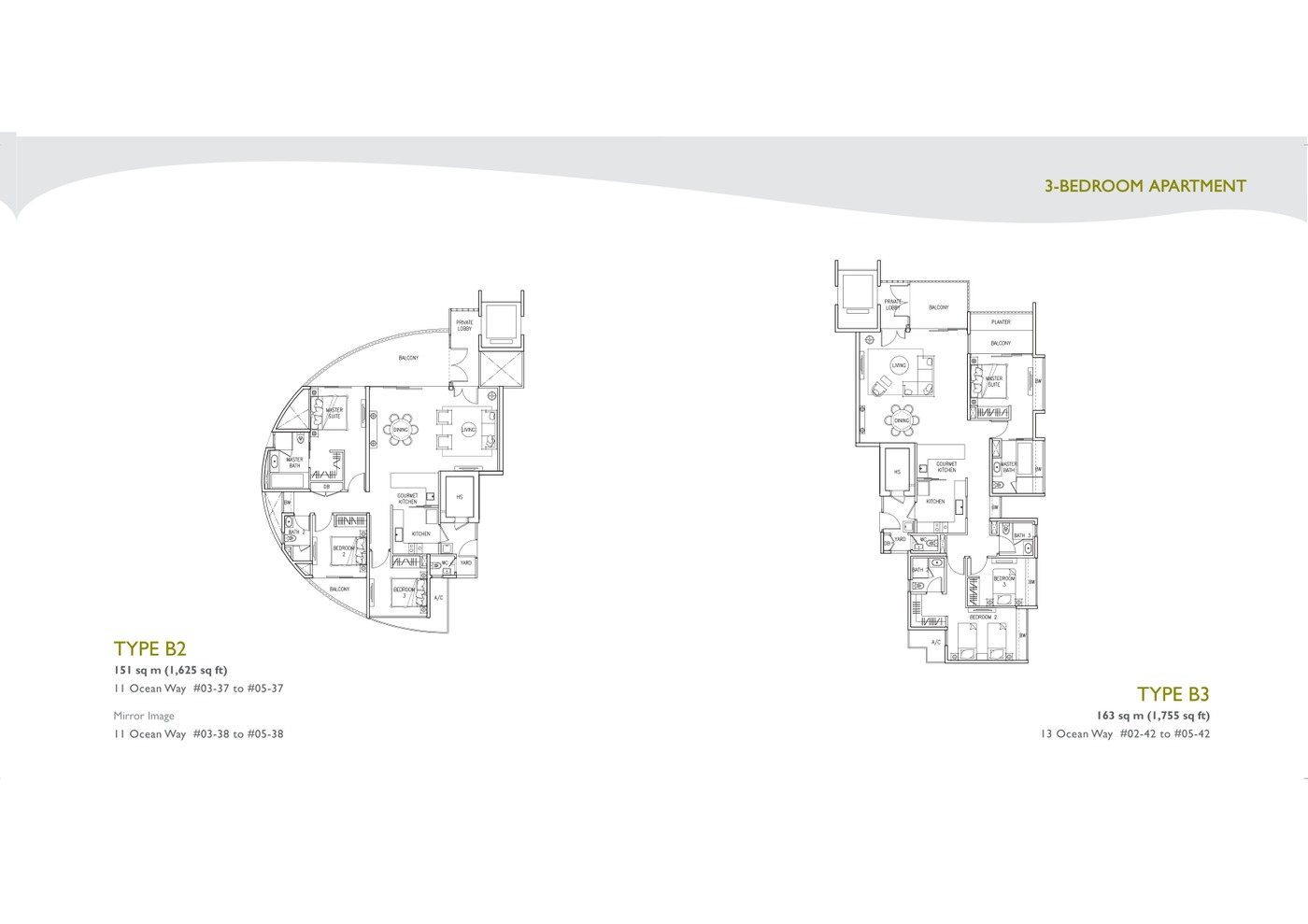 The Residences at W Singapore Sentosa Cove 4 Bedroom Type C floor plan