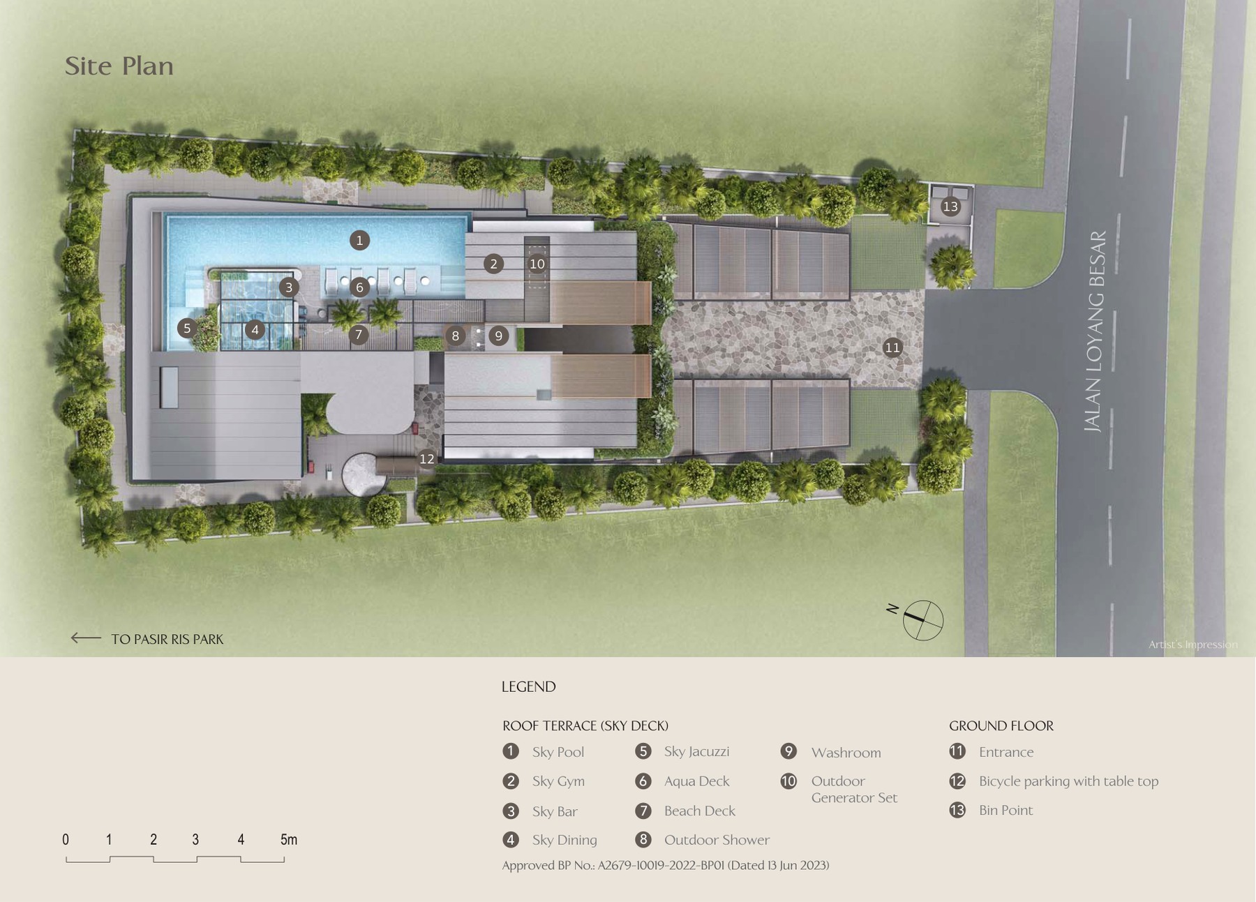 The Shorefront source site and location context plan