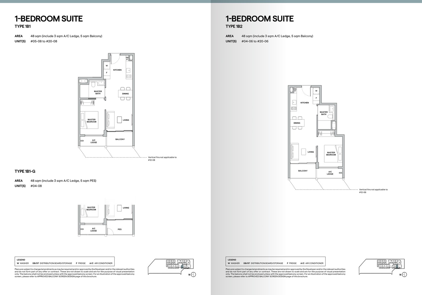 TMW Maxwell 1 Bedroom Suite Type 1B1 floor plan