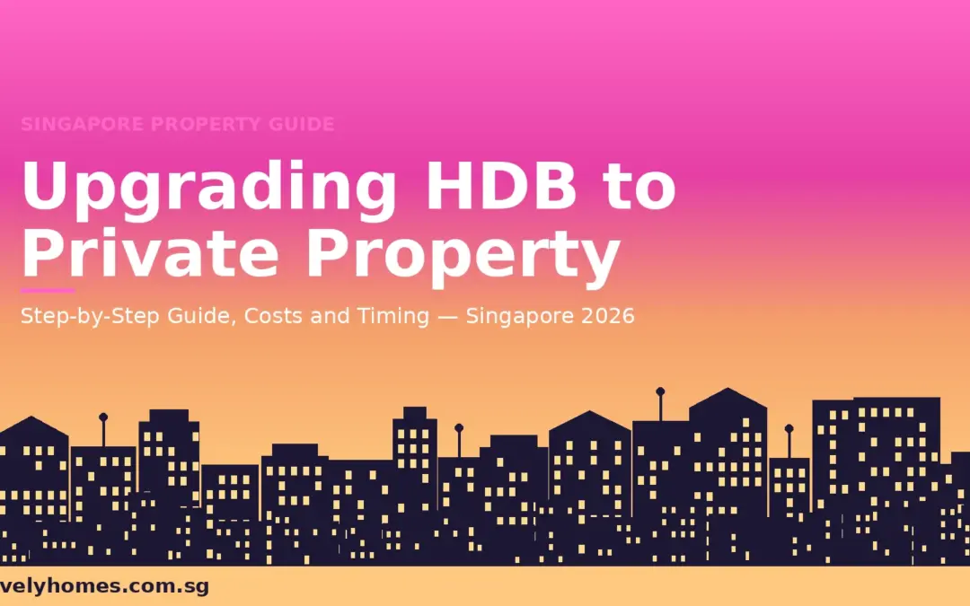 Upgrading from HDB to Private Property Singapore 2026: Step-by-Step Guide, Costs and Timing