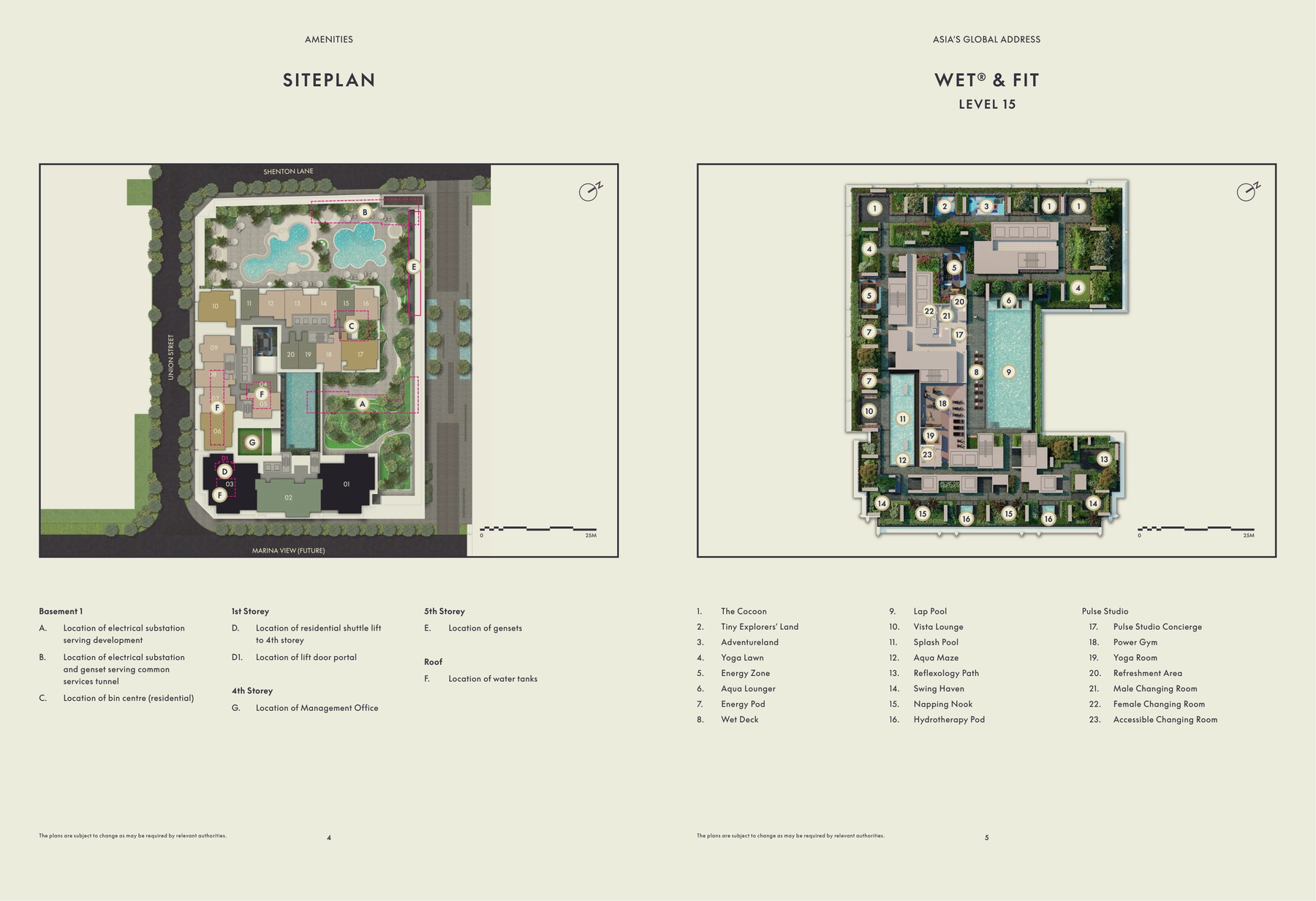 W Residences Marina View - Singapore source site and location context plan