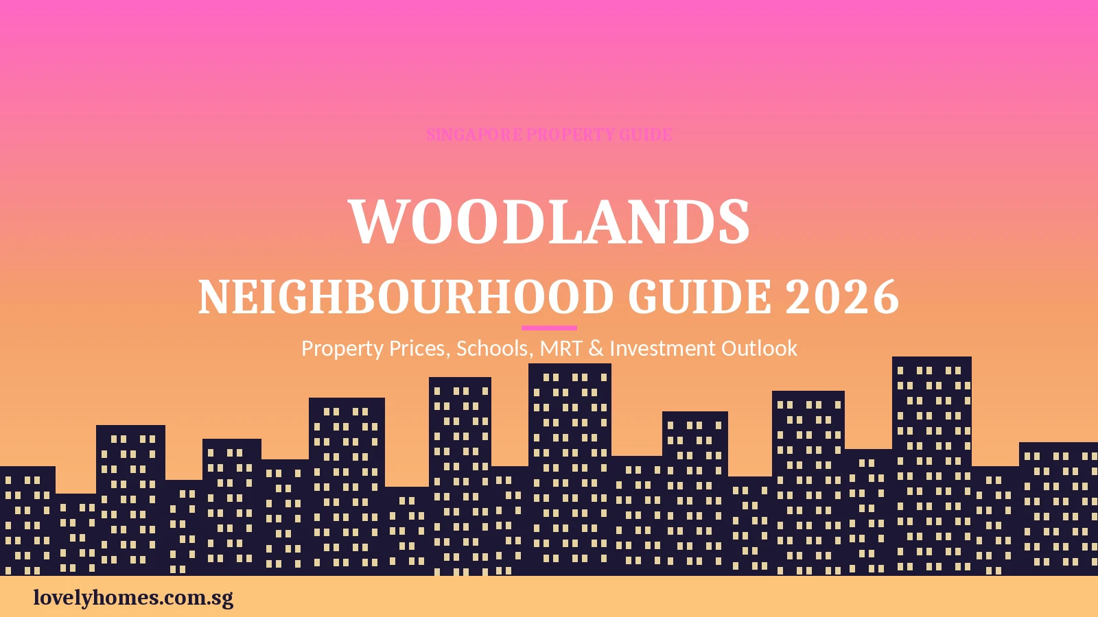 woodlands_hero Woodlands Neighbourhood Guide Singapore 2026 — HDB property prices, schools, MRT and investment outlook
