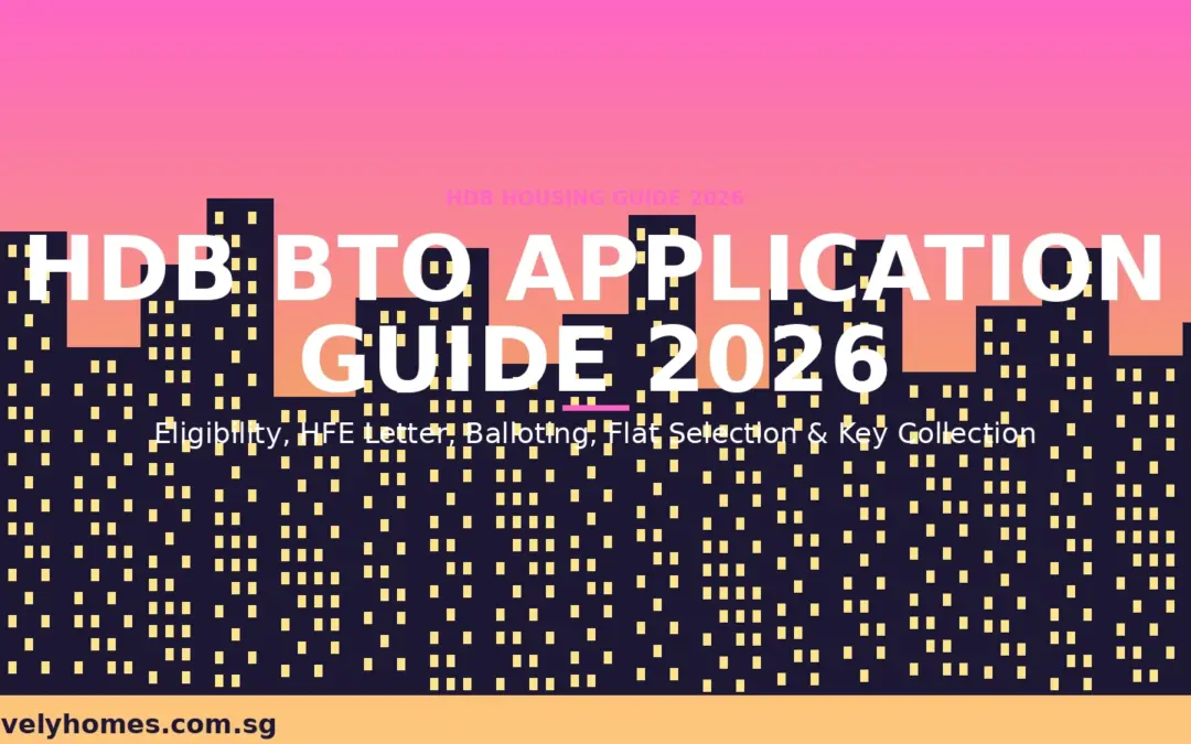 Singapore HDB BTO Application Guide 2026: Eligibility, HFE Letter, Balloting and Key Collection Explained