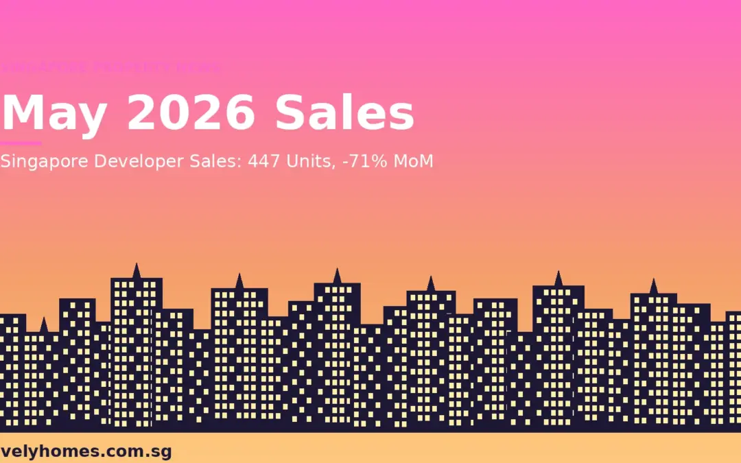 Singapore Developer Sales May 2026: 447 Units Sold as Launch Drought Hits Market
