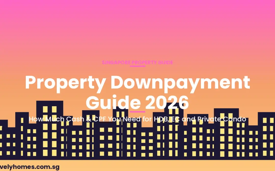 Singapore Property Downpayment Guide 2026: How Much Cash and CPF You Need