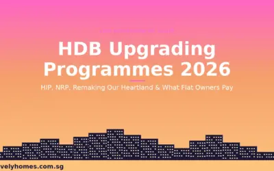 Singapore HDB Upgrading Programmes Guide 2026: HIP, NRP, Remaking Our Heartland and What Flat Owners Pay