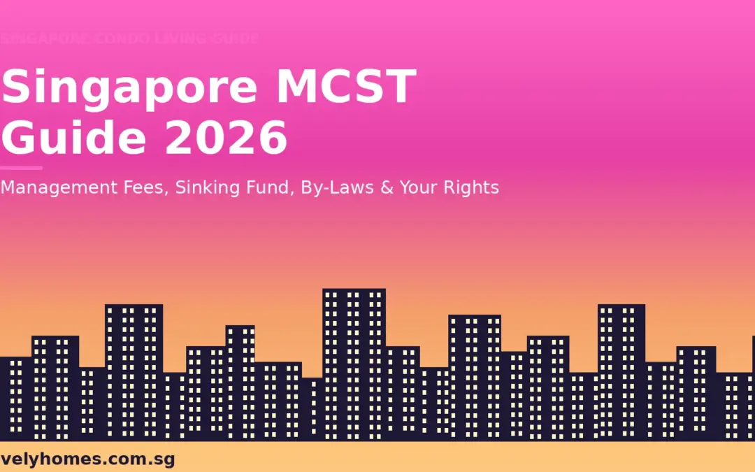 Singapore MCST Guide 2026: Management Fees, Sinking Fund, By-Laws and Your Rights as a Condo Owner