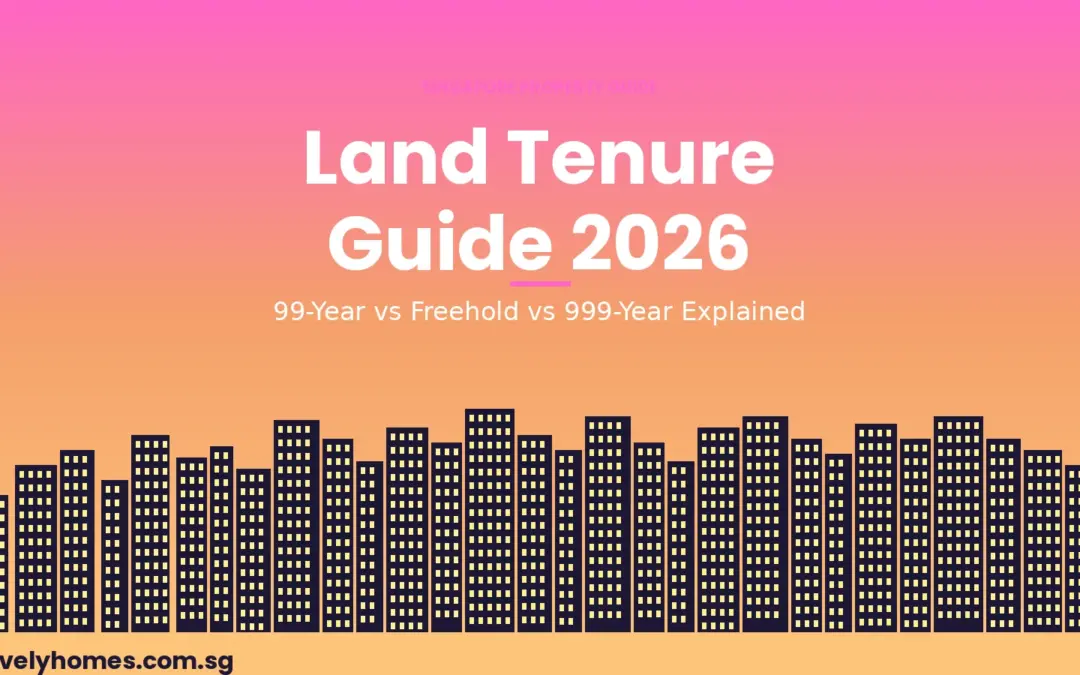 Singapore Property Land Tenure Guide 2026: 99-Year vs Freehold vs 999-Year Explained